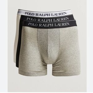 Polo Ralph Lauren Boxer Briefs 3-Pack - Black, White, Gray